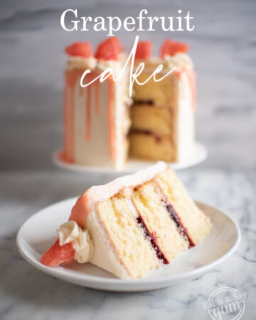 Grapefruit Cake recipefrom Eat It & Say Yum